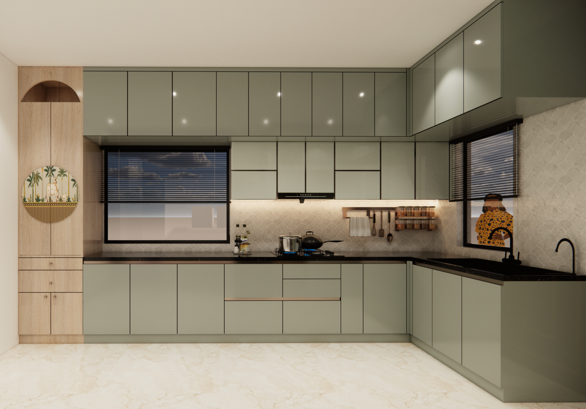 3bhk villa interior designs