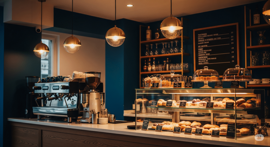 restaurant and cafe interiors